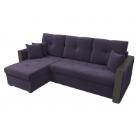 Угловой диван Валенсия (велюр фиолетовый) - Изображение 2